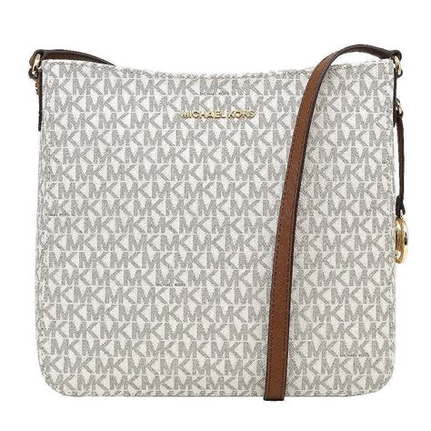 Michael Kors Signature Jet Set Travel Large Messenger VANILLA 